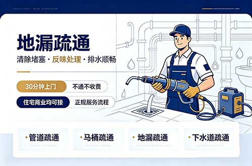栖霞地漏疏通