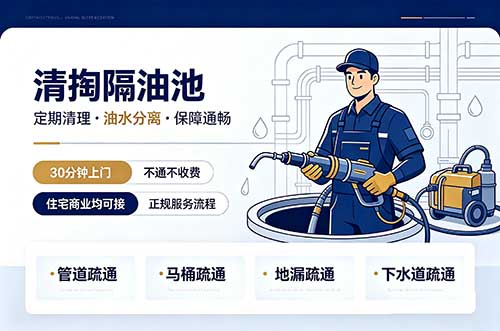 栖霞清掏隔油池