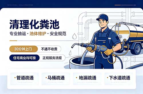 栖霞清理化粪池